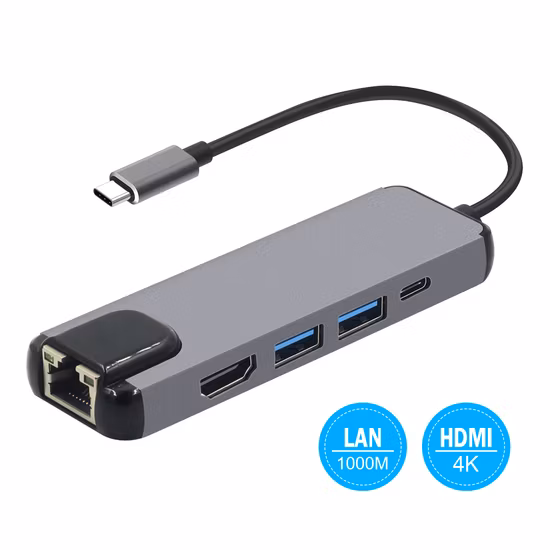 World′ S Highest Spec USB-C Quad 4K Dual 5K Universal Dock with Powet Tips